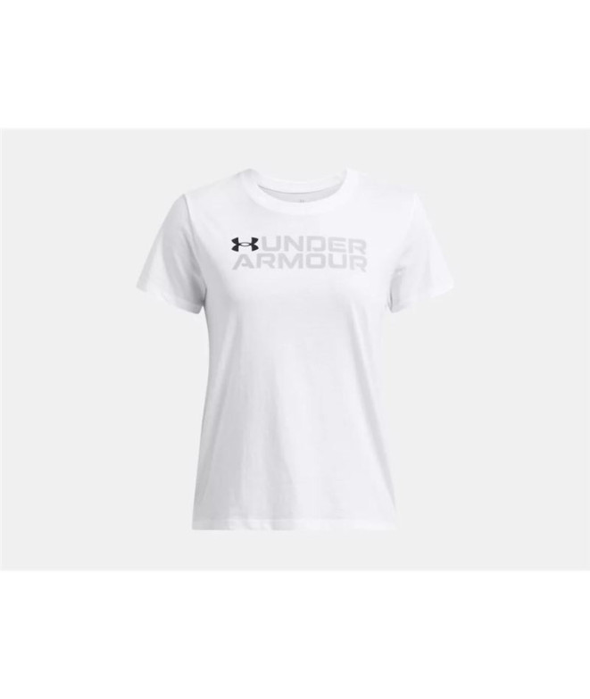Camiseta de Fitness Under Armour Bl Pack SS Mujer Blanco