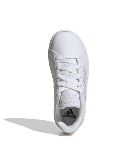 Chaussures adidas Court Enfant Grand 2.0 Blanc 2