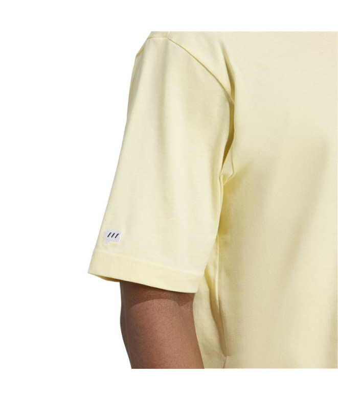 T-shirt adidas Homme Remoji Pocket Graphic Jaune