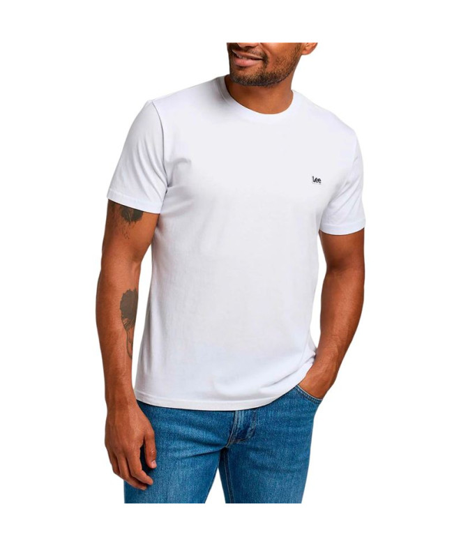 Camiseta Lee Ss Patch Logo White