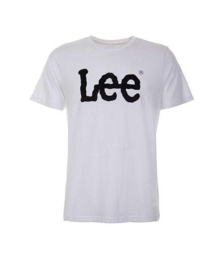 Camiseta Lee Wobbly Logo Branco