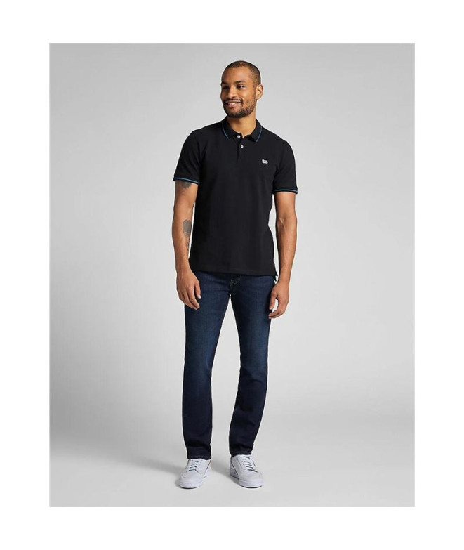 Polo Lee Pique Preto