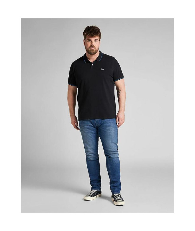 Polo Lee Pique Preto