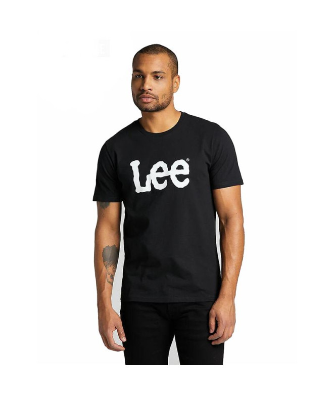 Camiseta Lee Wobbly Logo Preto