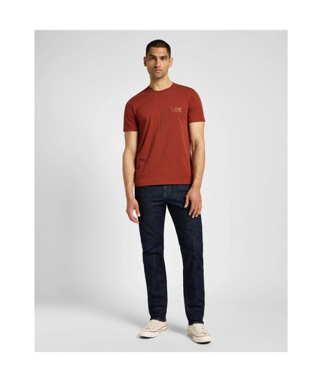 Camiseta Homem Lee Medium Wobbly Castanho