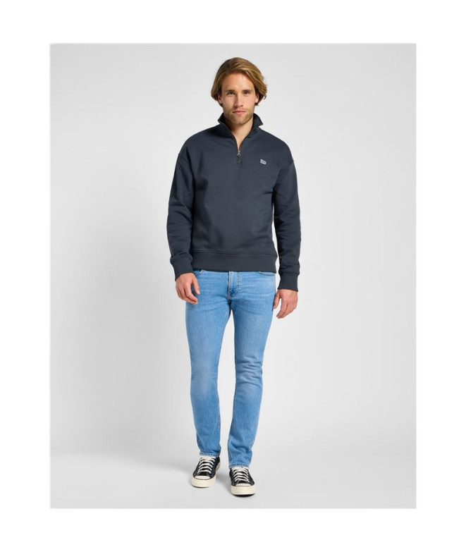 Moletom Homem Lee Half Zip Sws Cinzento