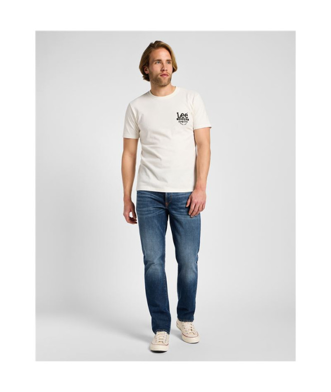 T-shirt Lee Ss Working West Ecru
