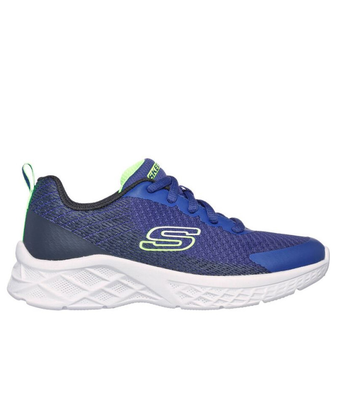 Sapatilhas Skechers Menino Microspec II Vovri Marine Preto