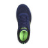 Zapatillas Skechers Microspec II Vovri Niño Marino Negro