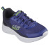 Zapatillas Skechers Microspec II Vovri Niño Marino Negro