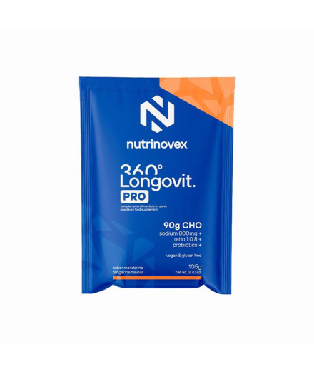 Gel Nutrinovex energético Longovit 360 Pro Laranja