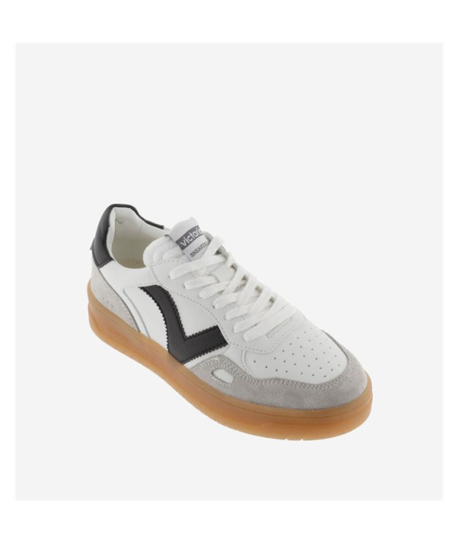 Chaussures Femme Victoria Seoul effet cuir blanc