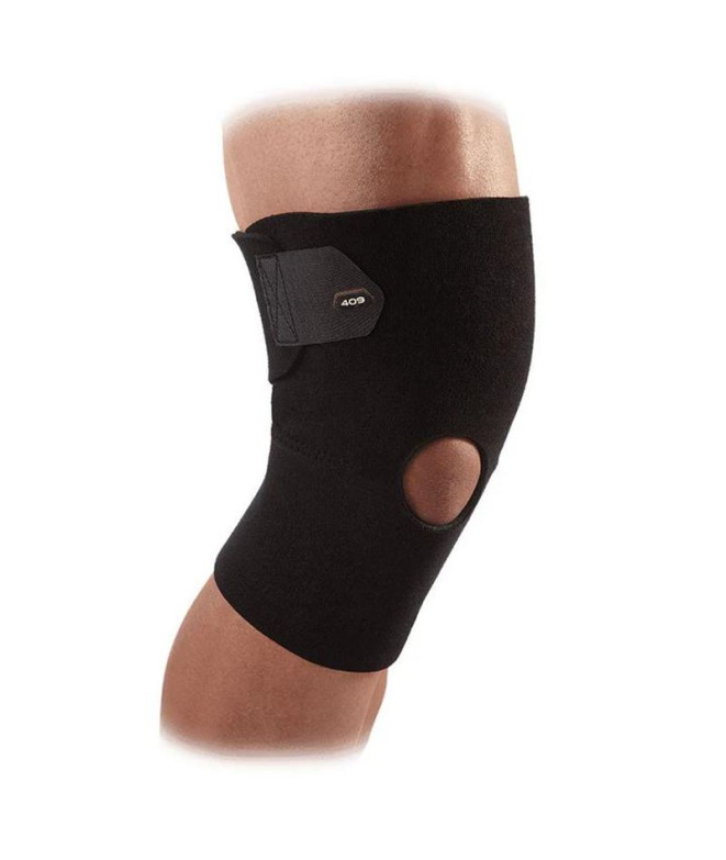 Enveloppe de genou MC David Knee Wrap / Adjustable With Open Patella Noir