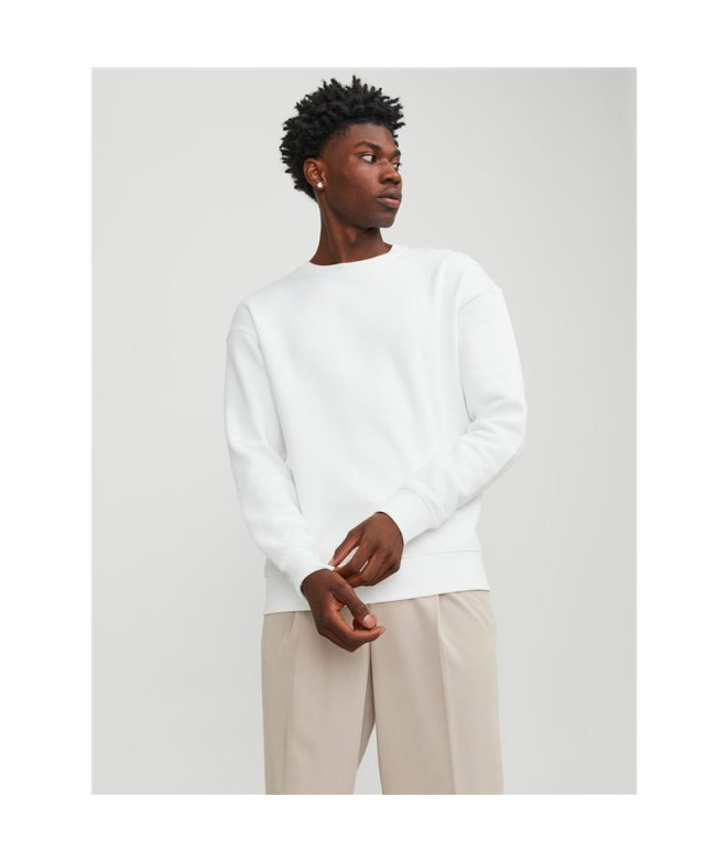 Sweat Homme Jack & Jones star Basic Cloud Dancer