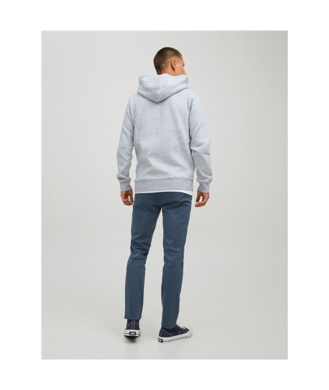 Sweat Jack and Jones être Basic Zip Light Grey...