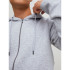 Sweat Jack and Jones être Basic Zip Light Grey Melange Homme