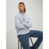 Sweat Jack and Jones être Basic Zip Light Grey Melange Homme