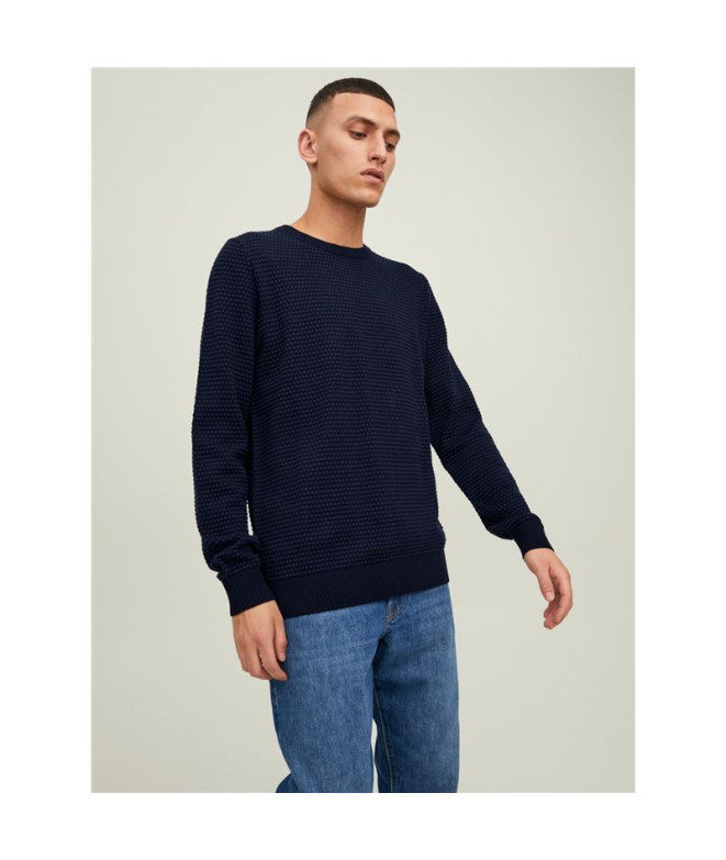 Homem Pulôver de malha Jack & Jones atlas Mood Indigo