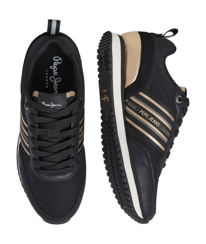 Sapatilhas Pepe Jeans Dublin City Black Mulher