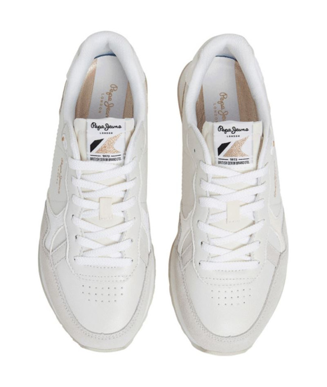 Zapatillas Pepe Jeans Brit Sun Off White Mujer