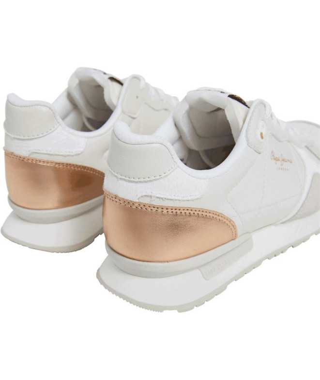 Sapatilhas Pepe Jeans Brit Sun Off White Mulher