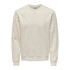 Moletom Only & Sons Onsdan Unshed Reg Crew Neck Branco Antigo Homem
