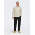 Moletom Only & Sons Onsdan Unshed Reg Crew Neck Branco Antigo Homem