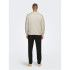 Moletom Only & Sons Onsdan Unshed Reg Crew Neck Branco Antigo Homem