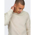 Moletom Only & Sons Onsdan Unshed Reg Crew Neck Branco Antigo Homem