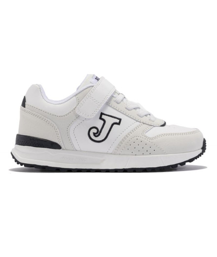 Sapatilhas Joma Tornado 2433 Branco Preto Infantil