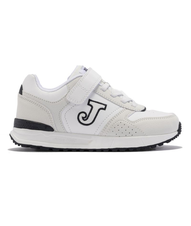 Zapatillas Joma Tornado 2433 Blanco Negro Infantil
