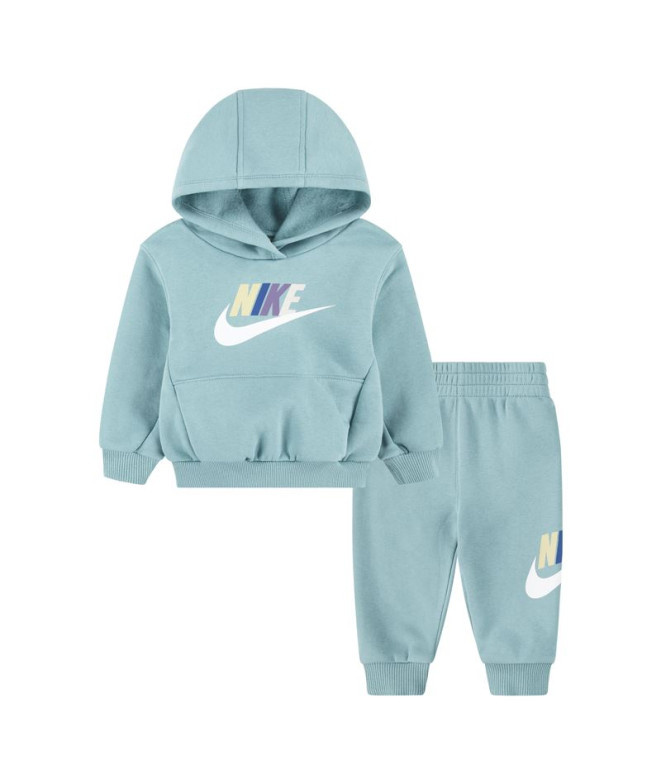 Conjunto Nike Nkn Club Fleece Set Infantil Verde