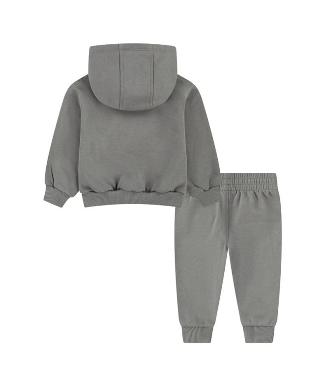 Conjunto Nike Nkb Nsw Hbr Futura Po Niño Gris