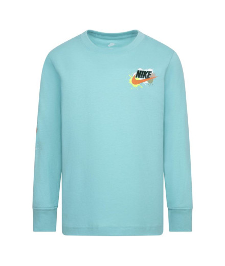 T-shirt Nike Enfant Nkb Express Yourself Ls Blue