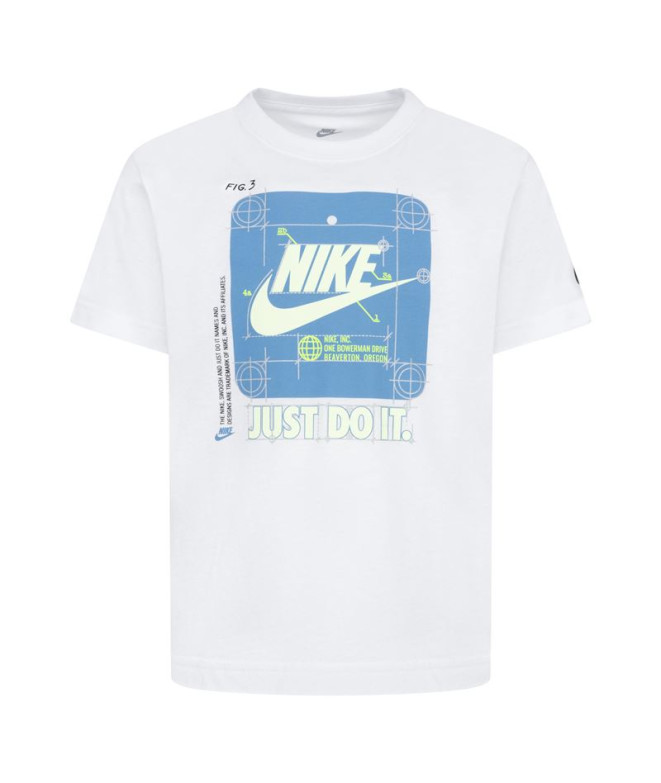 Camiseta Nike Menino Future Utility Ss Branco