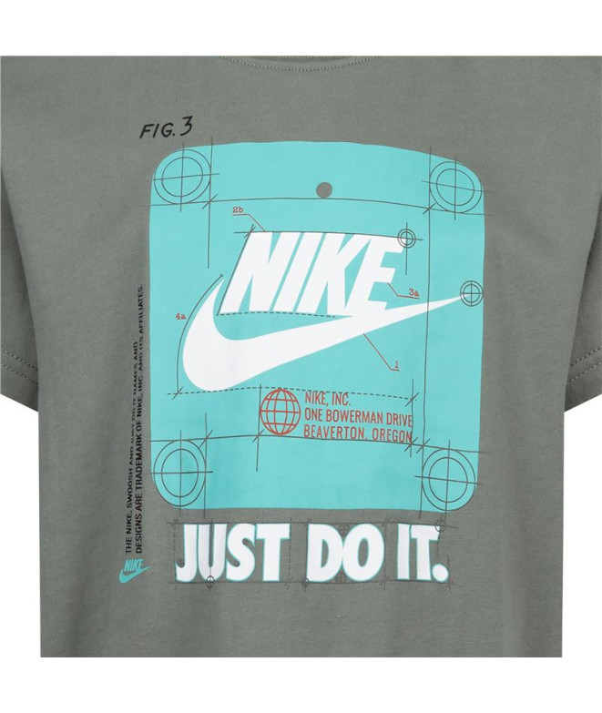 Camiseta Nike Future Utility Ss Niño Dark Stucco