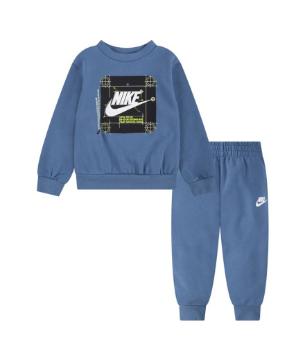 Conjunto Nike Nkb Nsw Future Utility Crew Niño Azul Conjunto Nike Nkb Nsw Future Utility Crew Niño Azul