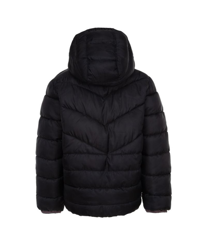 Casaco Converse Menina Puffer sólido Mdwt Preto