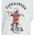 Camiseta Jack and Jones skull Rock Crew Branco Infantil