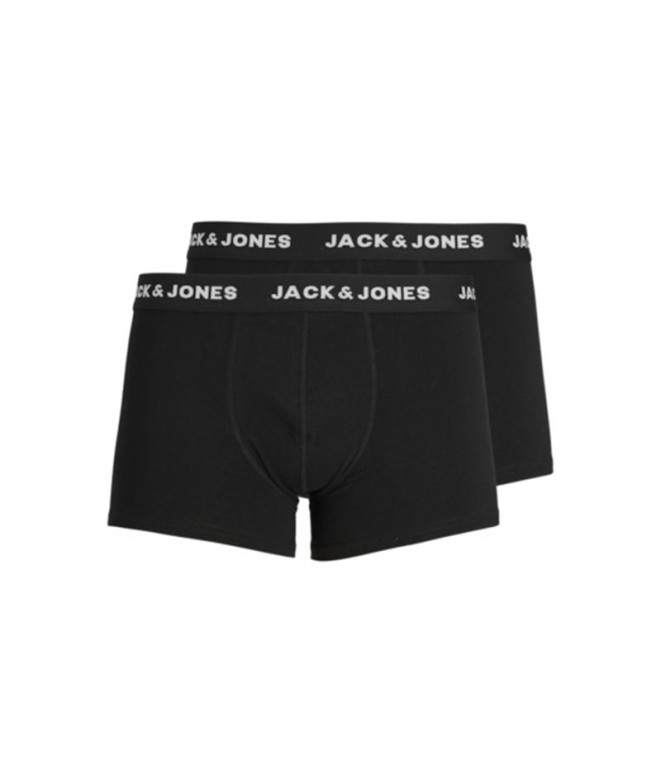 Cuecas Pack Jack & Jones Jacjon Trunks 2 Noos Preto