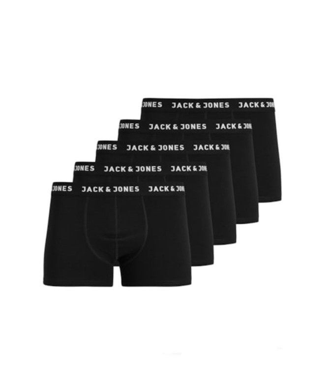 Cuecas Pack Homem Jack And Jones Jachuey 5 Preto