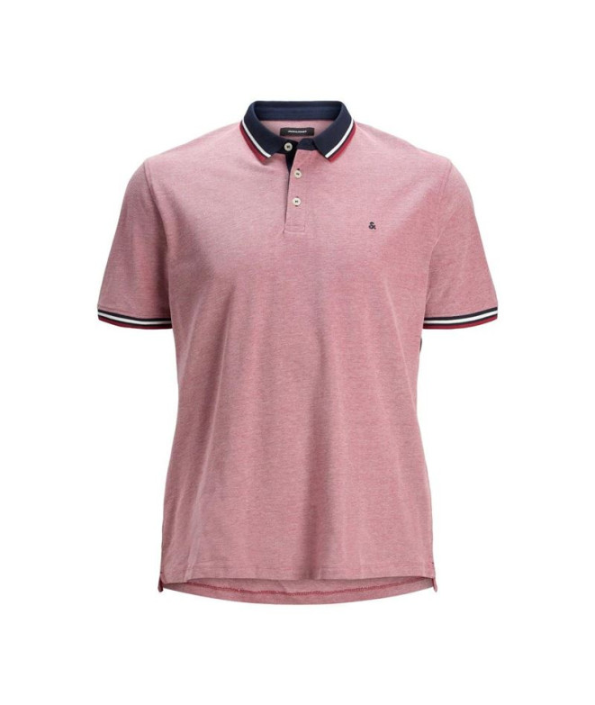 Polo Jack and Jones epaulos Rio Red Homem