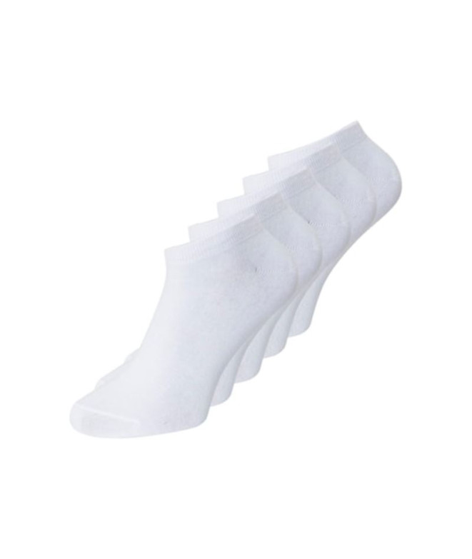 Calcetines Jack and Jones Jacdongo 5 Pack White Hombre
