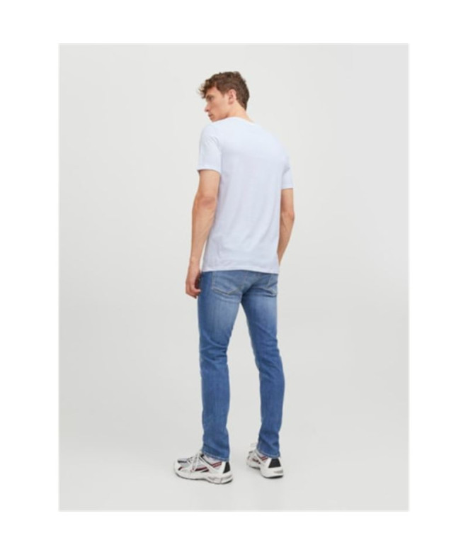 Camiseta Jack and Jones Jacbasic 2 Pack White...