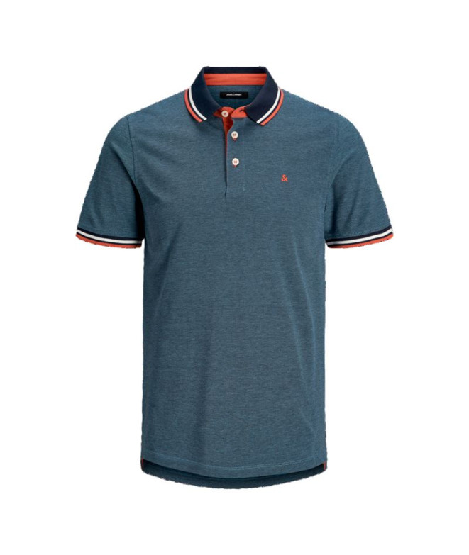 Polo Homem Jack & Jones paulos Denim Blue