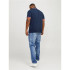 Polo Jack and Jones epaulos Navy Homme