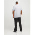 Polo Jack and Jones epaulos Blanc Homme