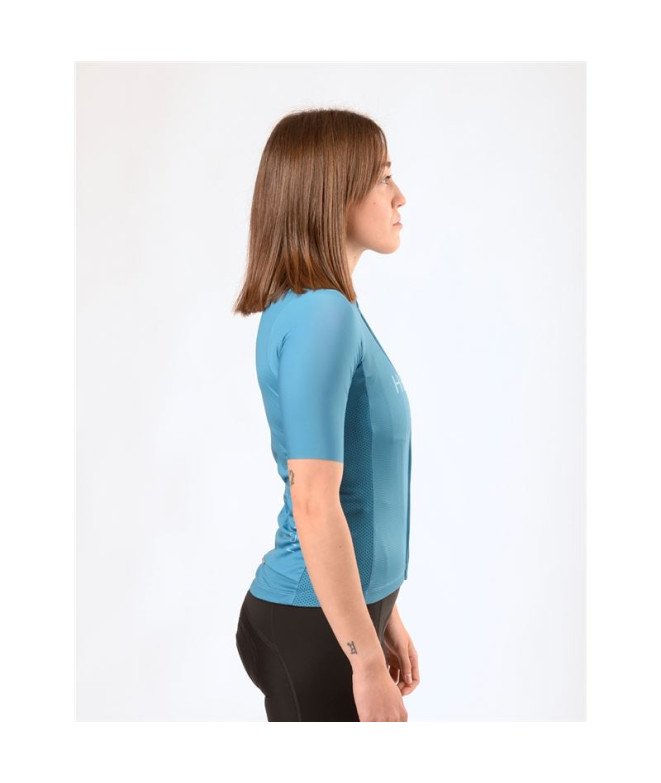 Maillot de Ciclismo Hemon Basic M/C Petrol Mujer