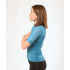 Ciclismo Jersey by Hemon Basic M/C Petrol Mulher