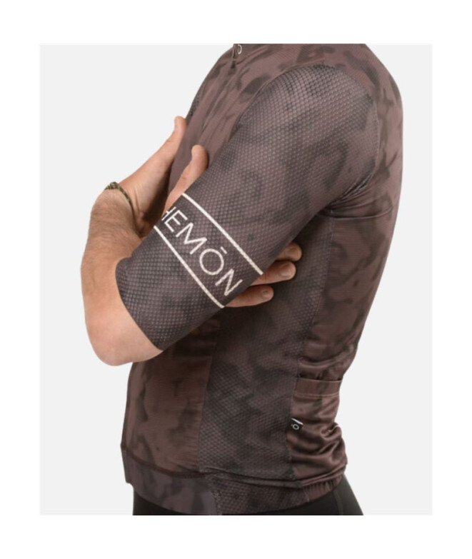 Maillot de Ciclismo Hemon Prestiggio M/C Marrón...